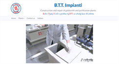 Desktop Screenshot of bttimpianti.com
