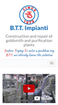 Mobile Screenshot of bttimpianti.com